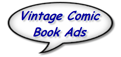 Vintage comic book ads